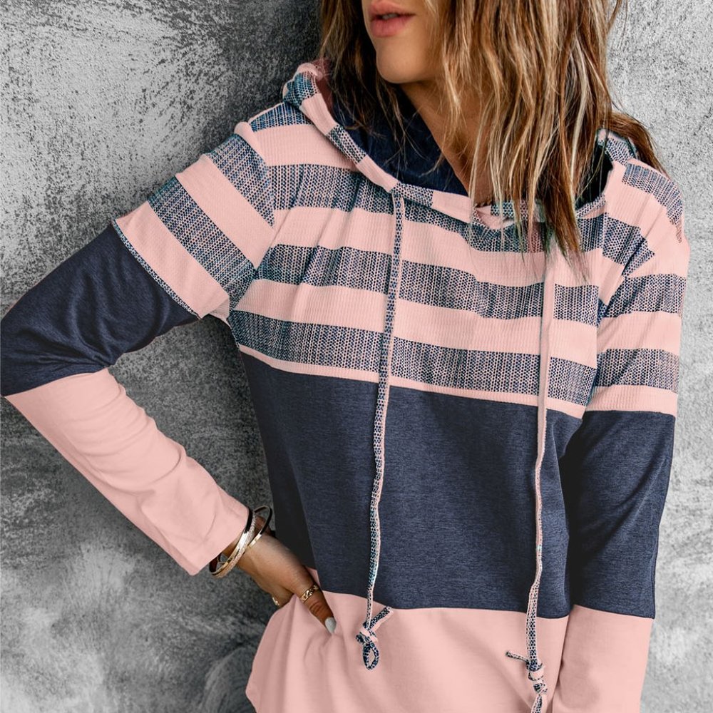 💜 New Pink Color Block Top - Picture 2 of 4